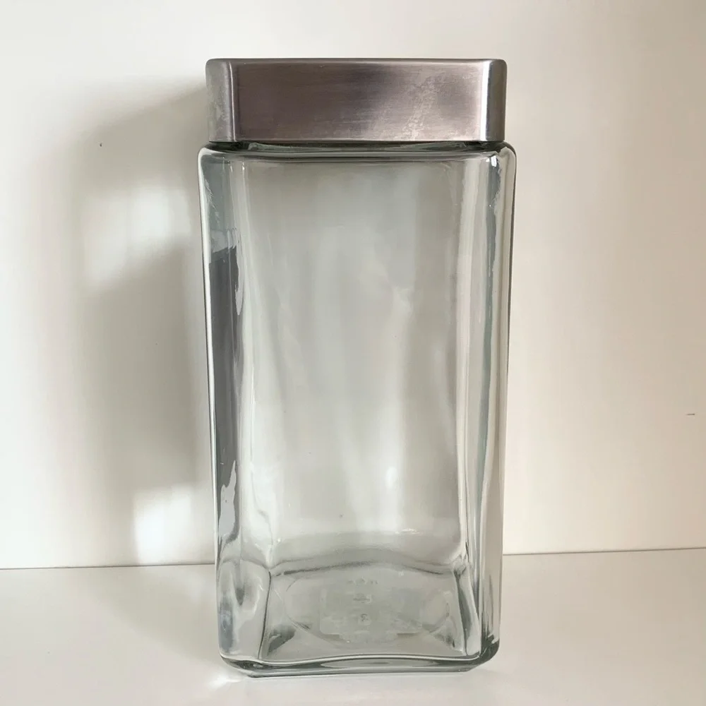 Glass jar with chalkboard ghost Halloween decor made in USA